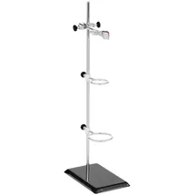 Steinberg Systems Laborstativ mit Klemme, Muffe und 2 Ringen