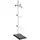 Steinberg Systems Laborstativ mit Klemme, Muffe und 2 Ringen