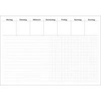 RNK Schreibunterlage Office weiß Papier 60,0 x 42,0 cm, 30 Blatt