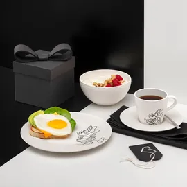 Villeroy & Boch Frühstücks-Set Mickey Mouse 4-teilig weiß