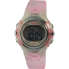 XINJIA Digitaluhr 2410013 Gehäusefarbe Rosa TPU-Band