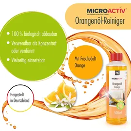 microactiv® Orangenöl Reiniger Konzentrat 4x 500 ml
