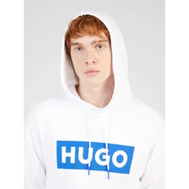Hugo Nalves Sweatshirt Logo-Print Blau/Weiß L