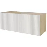 altdecor NOA-2 Lowboard 100 cm x 40 cm x 40 cm Weiß Holzwerkstoff