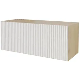 altdecor NOA-2 Lowboard 100 cm x 40 cm x 40 cm Weiß Holzwerkstoff