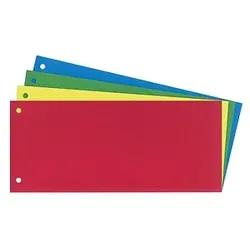 Wekre Trennstreifen rot, grün, gelb, blau, 25 Blatt