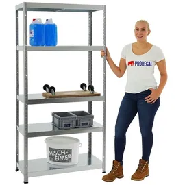 Proregal Schwerlastregal Metall 180x90x40 cm verzinkt