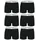 WOTEGA Boxershorts Joe schwarz M 6er Pack