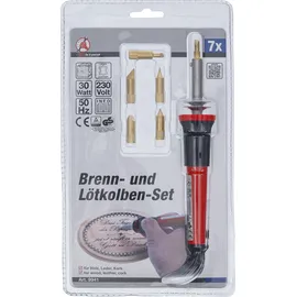 BGS Do it yourself Brenn- und Lötkolben inkl. Zubehör 7-tlg.