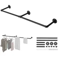 Youyijia Garderobenständer 110 cm Schwarz