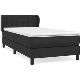 vidaXL Boxspringbett 100 x 200 cm Schwarz
