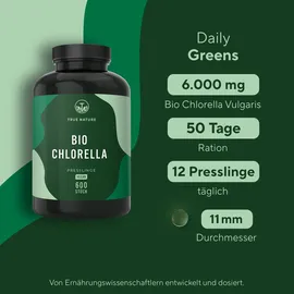 True Nature Bio Chlorella Tabletten 600 Presslinge