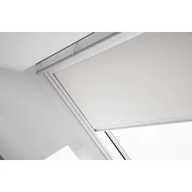 VELUX Verdunkelungsrollo DKL F06 1025 uni weiß/weiß