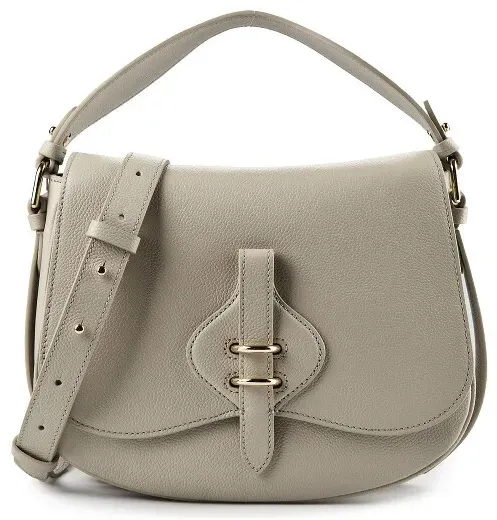 Coccinelle Mavery Schultertasche Leder 27 cm  weiss