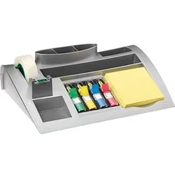 Tischorganizer C50 25,6x6,8x16,8cm silber metallic - silber metallic