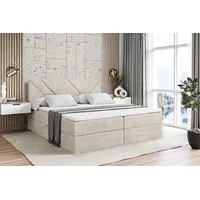 Altdecor Boxspringbett mit H3Matratze (20 cm hoch) mit Bonellfederung,
