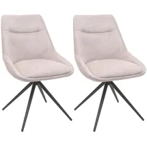 MCW Esszimmerstuhl M65 2er-Set Creme-Beige