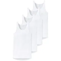 SCHIESSER Unterhemd / Tanktop Original Classics Feinripp in Weiß | Gr.: XL