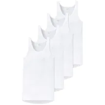 SCHIESSER Unterhemd / Tanktop Original Classics Feinripp in Weiß | Gr.: XL