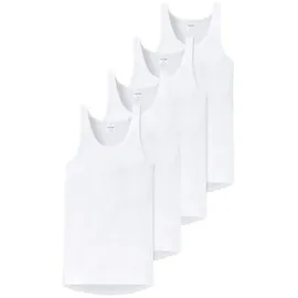 SCHIESSER Unterhemd / Tanktop Original Classics Feinripp in Weiß | Gr.: XL