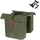 Basil City Mik Doppeltasche 28-32L moss green
