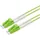 Roline LWL-Kabel 50/125μm OM5, LC/LC, LSOH, Low-Loss, grün, 20 m