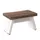 DESIGN DELIGHTS Fusshocker, Mehrfarbig, Holz, 29x18x19 cm, Wohnzimmer, Hocker, Sitzhocker