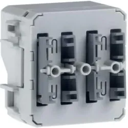 Berker 80141400 W.1 Taster BA, 2fach, Schrägstellung