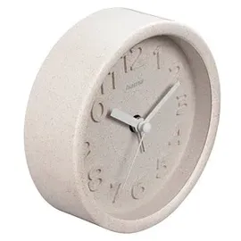 Hama Wecker Fuerteventura beige 20 % Weizenstroh, Ø 11,7 cm