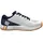 Wilson Rush Pro Ace Clay Herren-Tennisschuhe, Sichere Passform, Dynamische Unterstützung, Atmungsaktives Mesh, Ideal für Sandplätze, Weiß/Navy Blazer/Gum1a, Größe 8,5 - 42 2/3 EU