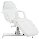 deluke Kosmetikliege REGEN Hydraulisch 64x185x125cm, Kunstleder, Weiß Massageliege Tattooliege