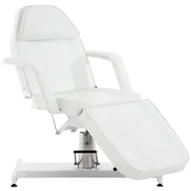 deluke Kosmetikliege REGEN Hydraulisch 64x185x125cm, Kunstleder, Weiß Massageliege Tattooliege