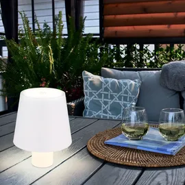 GLOBO Flaschenleuchte Weiß