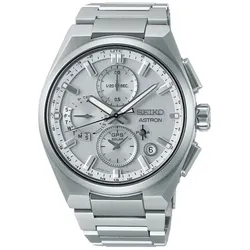 Unisex-Uhr Seiko ASTRON Mod. SOLAR GPS Silberfarben