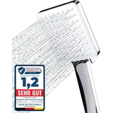 Newentor Duschkopf Handbrause Duschkopf Gross, Wassersparender Duschkopf Hochdruck, Duschkopf XXL mit 6 Strahlarten (ohne Schlauch)