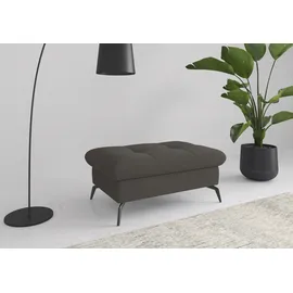 sit&more Polsterhocker Amica mit Stauraum 102 x 47 x 69 cm Grau