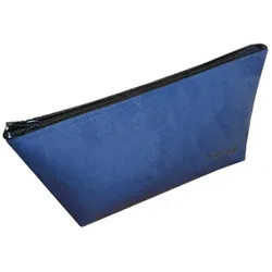 Canal Kulturtasche Alcantara Blau