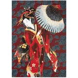 Excelsa Kimono Geschirrtuch, 100% Baumwolle, 70 x 50 cm, mit Knopfloch
