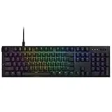 NZXT Function Mechanische PC Gaming Tastatur - beleuchtet - lineare RGB Schalter - MX kompatible Schalter - Hot Swap - Robustes Aluminium Cover - Mechanical Gaming Keyboard | EN (QWERTY) Schwarz