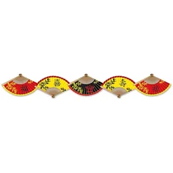 Chinesische Fächer-Girlande 19cm