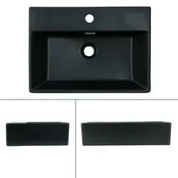 LuxeBath Keramik Waschbecken Waschtisch Aufsatzwaschtisch Hängewaschbecken 510x360 mm