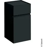 Geberit Renova Plan Seitenschrank, mit einer Tür und einer Schublade, 39x70x36cm, lava / lackiert matt