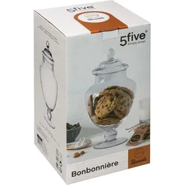 Five Bonbonniere Glas auf Fuß 2,1 l 5 St.