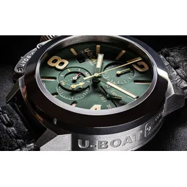 U-Boat 9581 Classico 45 mm Tungsteno CAS Green Herrenuhr 10ATM