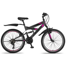 licorne bike gmbh Licorne Bike Strong V Premium 26 Zoll RH 54 cm grau/rosa