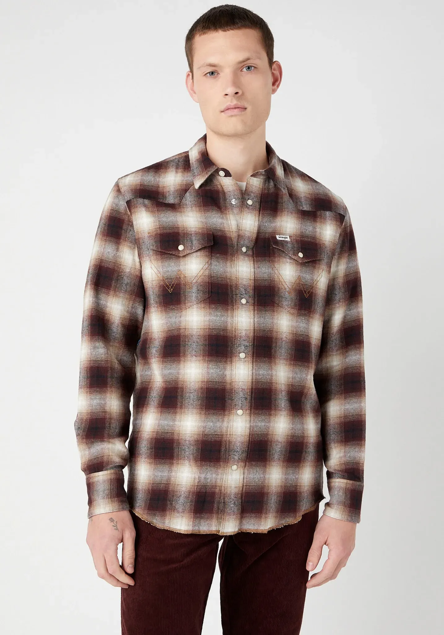 Wrangler Karohemd »Western Shirt« Wrangler dahlia L