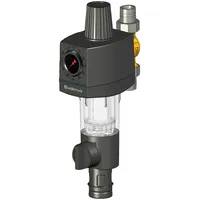 Buderus Logafix Filterkombination 3/4" Rückspülfeinfilter plus Druckminderer drehbares Anschlussstück