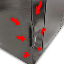 Samsung RS80F66KBFEF RS80F Side-by-Side (635 l, 1784 mm hoch, Schwarz)