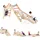 Costway Kletterdreieck mit Rutsche Naturbelassen
