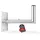 PremiumX 40cm Wandhalter Aluminium Große Wandplatte Winkel-Wand-Halterung für Satellitenschüssel Antenne 400mm